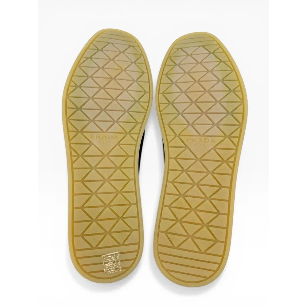 NEW Prada Men's Logo Slip-on Suede Loafers in Brown $950 - Prada Size 12 / US 13 - Picture 13 of 16